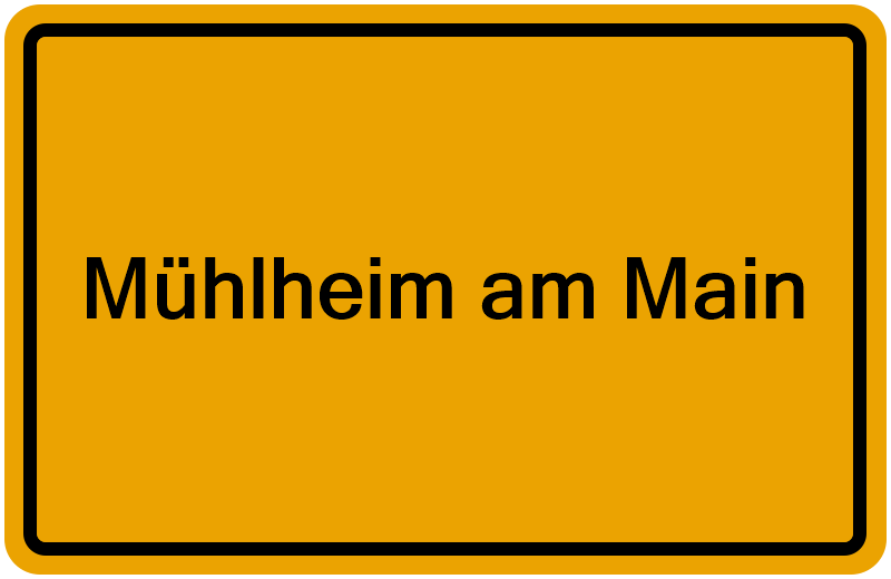 Handelsregisterauszug Mühlheim am Main